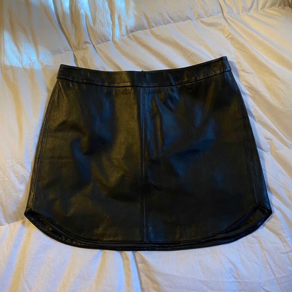 BB Dakota Leather Mini Skirt - NWT size 8